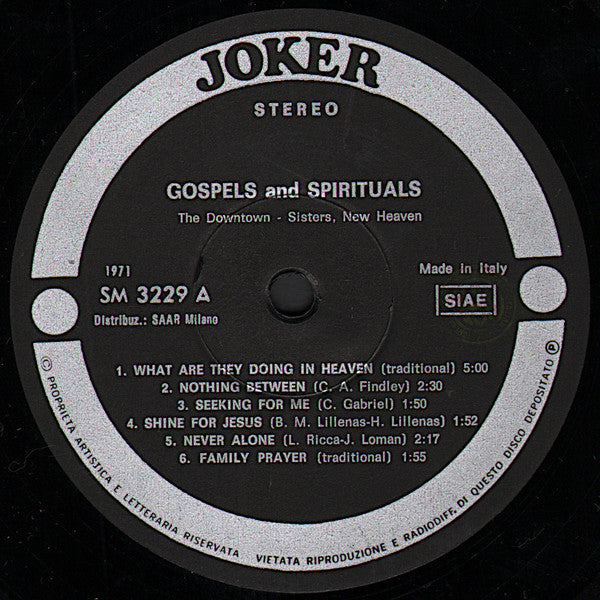 The Downtown Sister New Heaven : Gospels And Spirituals (LP, Album, RE)