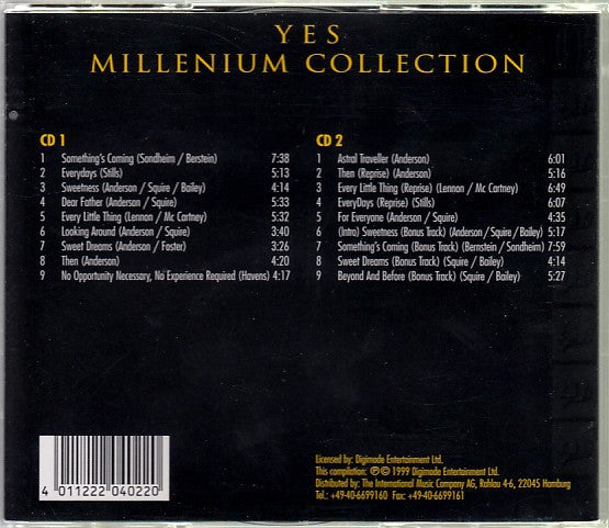 Yes : Millenium Collection (2xCD, Comp)