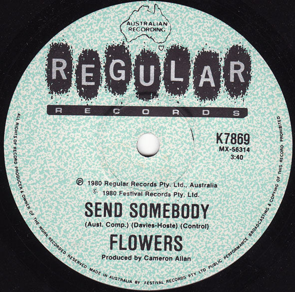 Flowers (4) : Can't Help Myself (7", Single)