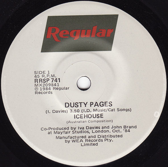 Icehouse : Dusty Pages (7", Single)