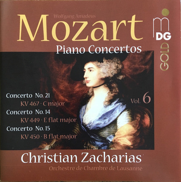 Mozart* : Orchestre De Chambre De Lausanne, Christian Zacharias : Piano Concertos Vol. 6 (SACD, Hybrid, Multichannel, Album)