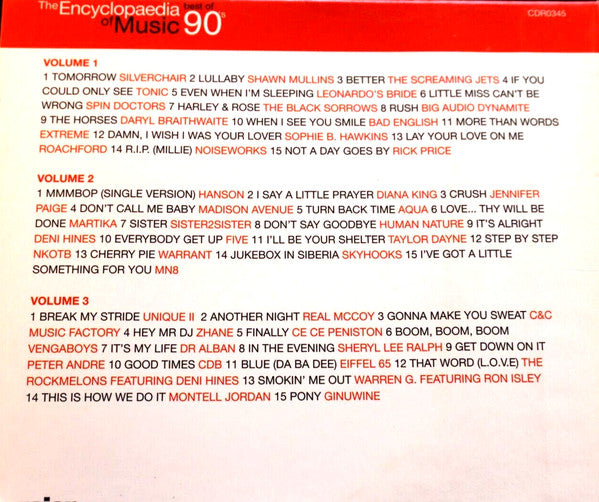 Various : The Encyclopaedia Of Music (Best Of 90's) (3xCD, Comp)