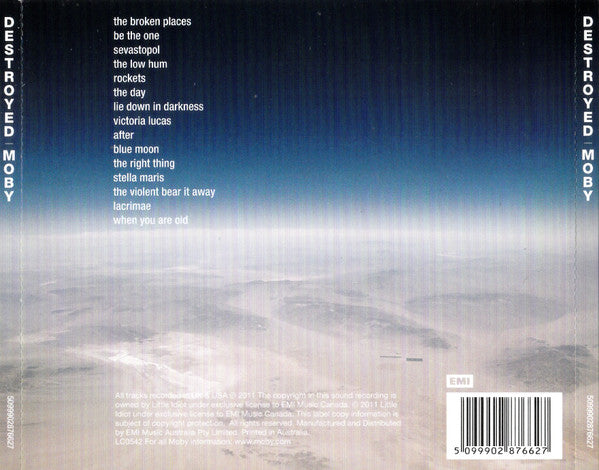 Moby : Destroyed (CD, Album)