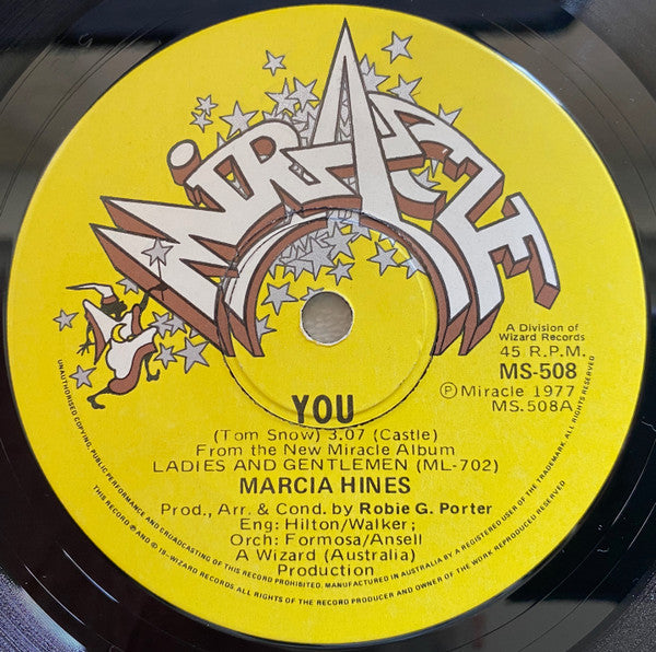 Marcia Hines : You (7", Single)