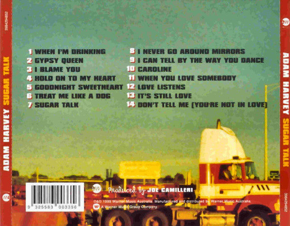 Adam Harvey : Sugar Talk (CD, Album)
