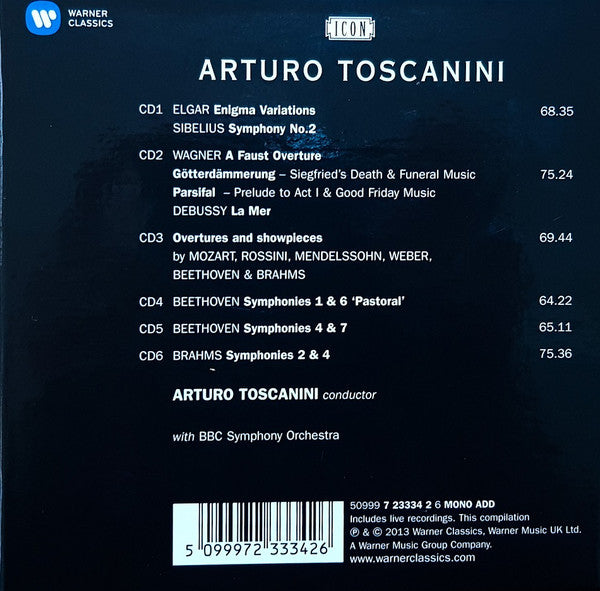 Arturo Toscanini : The HMV Recordings (6xCD, Mono, RE, RM + Box, Comp)