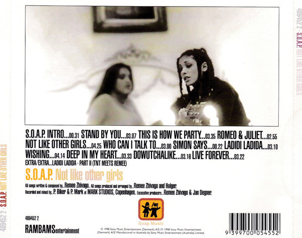 S.O.A.P. : Not Like Other Girls (CD, Album)