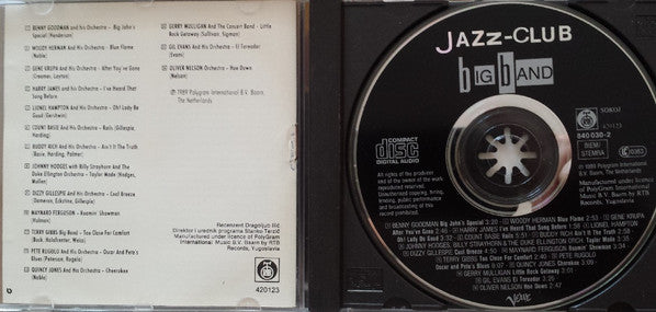 Various : Jazz-Club · Big Band (CD, Comp)