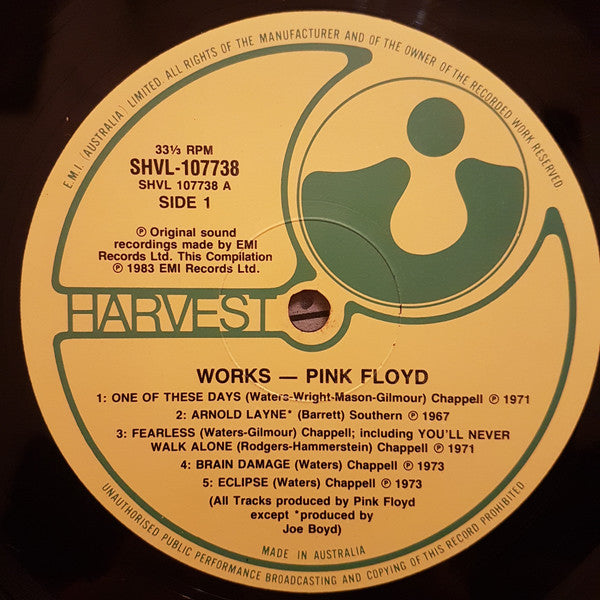 Pink Floyd : Works (LP, Comp)