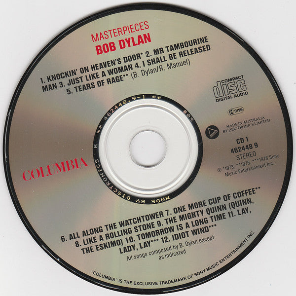 Bob Dylan : Masterpieces (3xCD, Comp)
