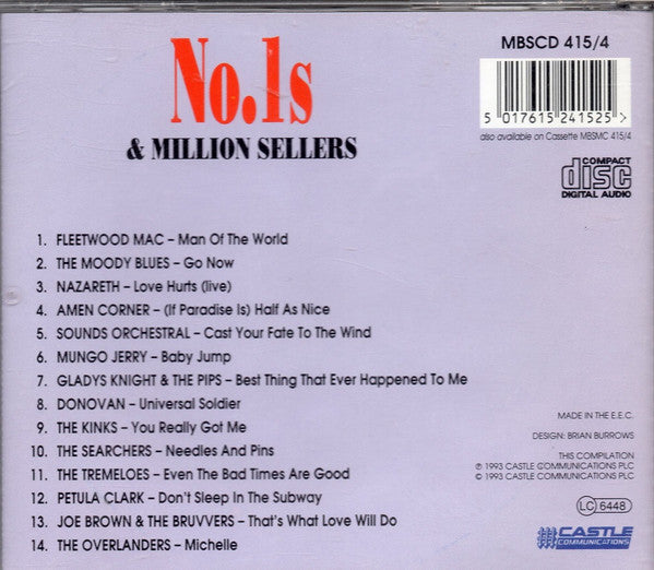 Various : No.1s & Million Sellers - Volume Four (CD, Comp)