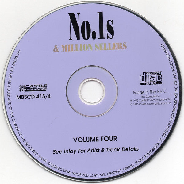 Various : No.1s & Million Sellers - Volume Four (CD, Comp)