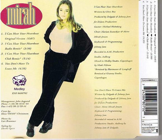 Mirah (6) : I Can Hear Your Heartbeat (CD, Maxi)