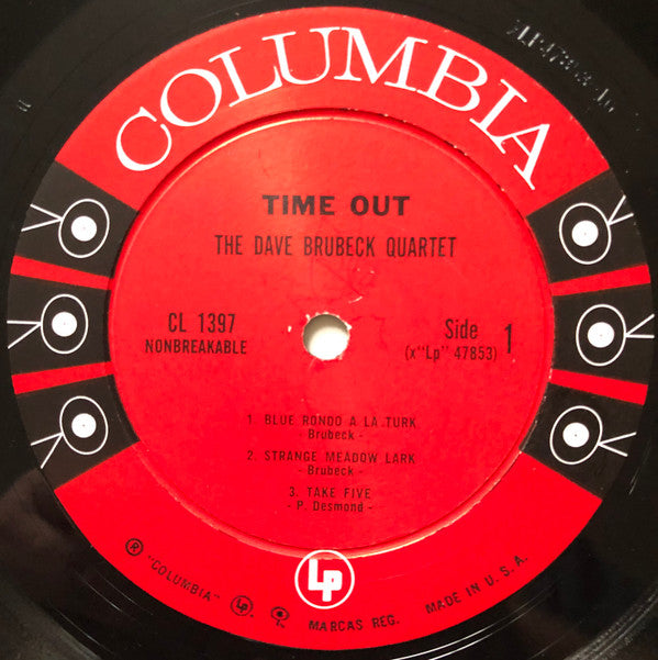 The Dave Brubeck Quartet : Time Out (LP, Album, Mono, Ter)