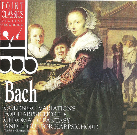 Johann Sebastian Bach, Christiane Jaccottet : Goldberg Variations For Harpsichord • Chromatic Fantasy And Fugue For Harpsichord (CD, Comp)
