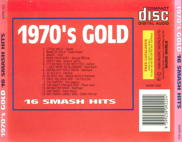 Various : 1970's Gold (CD, Comp)