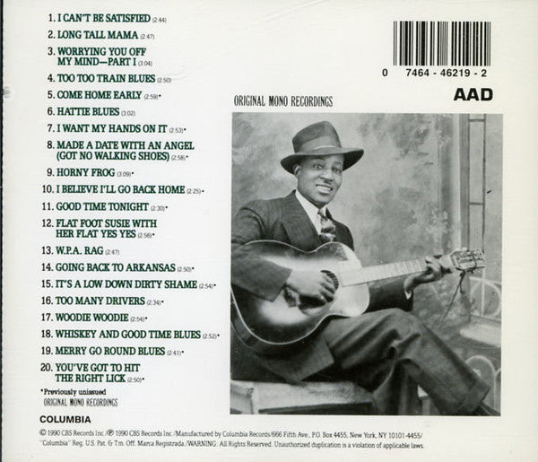Big Bill Broonzy : Good Time Tonight (CD, Comp, Mono, RP)
