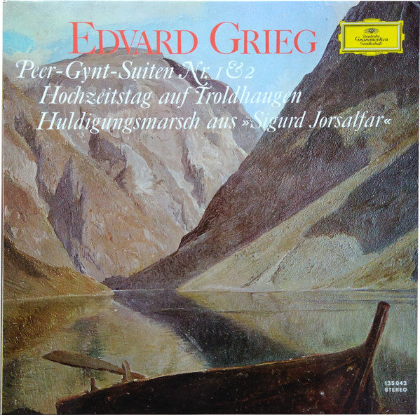 Edvard Grieg - Richard Kraus / Bamberger Symphoniker : Peer-Gynt-Suite Nr. 1&2 / Hochzeitstag Auf Troldhaugen / Huldigungsmarsch Aus »Sigurd Jorsalfar«  (LP, Album)