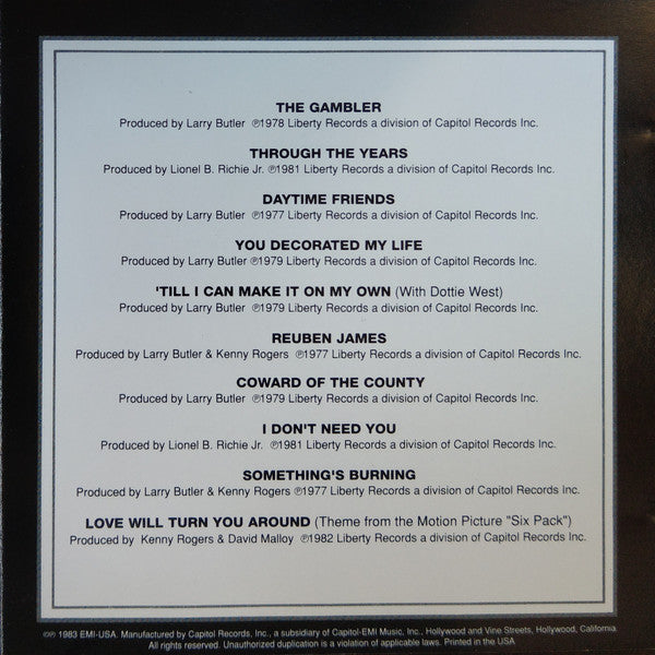 Kenny Rogers : Twenty Greatest Hits (CD, Comp)