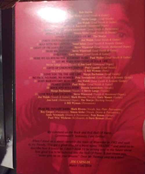 Various : Dear Mr Fantasy (Featuring The Music Of Jim Capaldi & Traffic): A Celebration For Jim Capaldi (DVD-V, NTSC, dig)