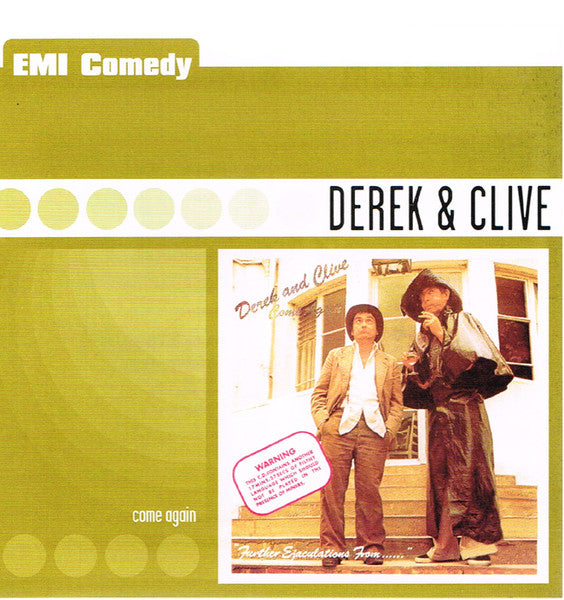 Derek & Clive : Come Again (CD, Album, RE)