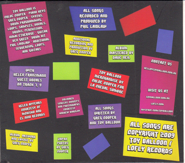 Toy Balloon : Toy Division (CD, Album)