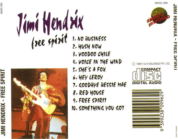 Jimi Hendrix : Free Spirit (CD, Comp)