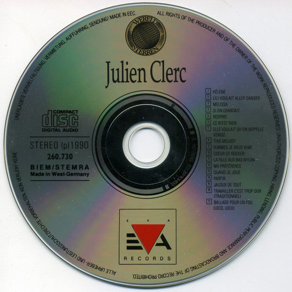 Julien Clerc : Het Beste Van Julien Clerc (CD, Comp)