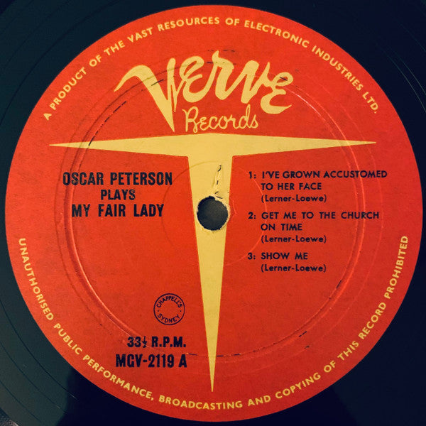Oscar Peterson : Plays My Fair Lady (LP, Album, Mono)