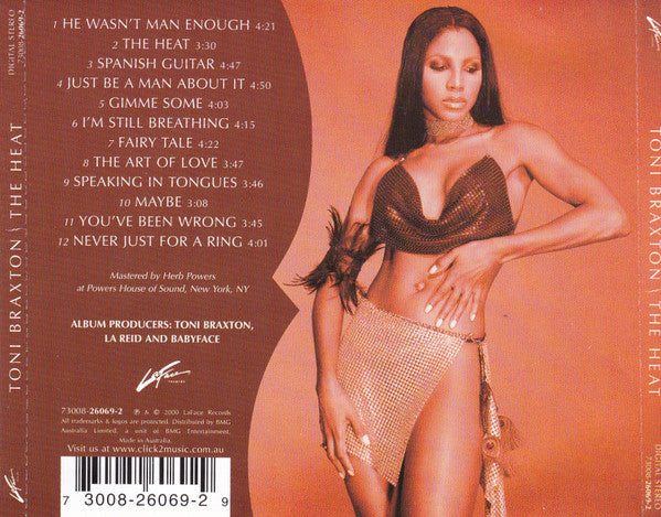 Toni Braxton : The Heat (CD, Album)