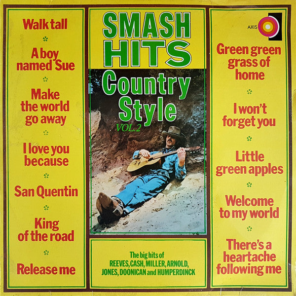 Unknown Artist : Smash Hits Country Style Vol. 2 (LP, Album)