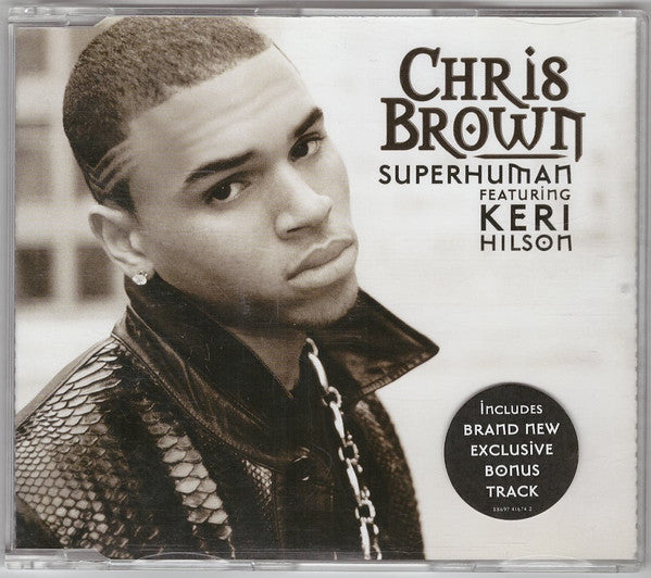 Chris Brown (4) Featuring Keri Hilson : Superhuman (CD, Single)