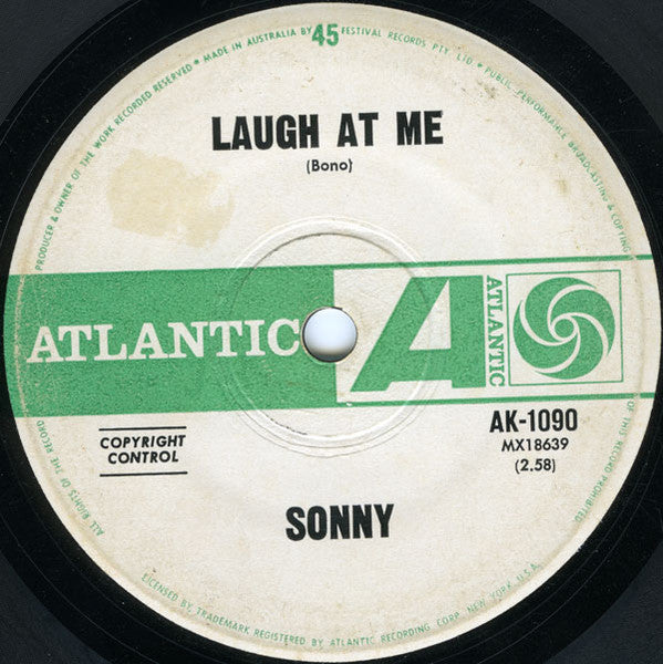 Sonny* / Sonny's Group : Laugh At Me / Tony (7", Single)