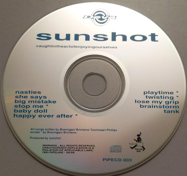 Sunshot : Caughtintheactofenjoyingourselves / Iron Ball Direction (Live) (CD, Album + CD, Album + Comp, Ltd, Num)