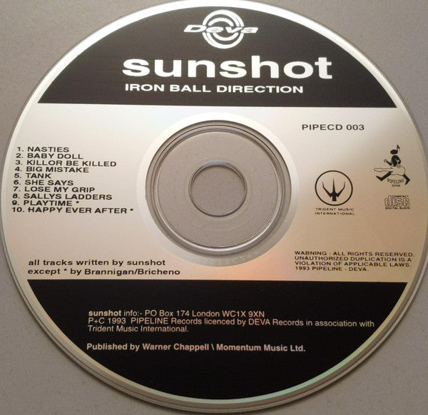 Sunshot : Caughtintheactofenjoyingourselves / Iron Ball Direction (Live) (CD, Album + CD, Album + Comp, Ltd, Num)