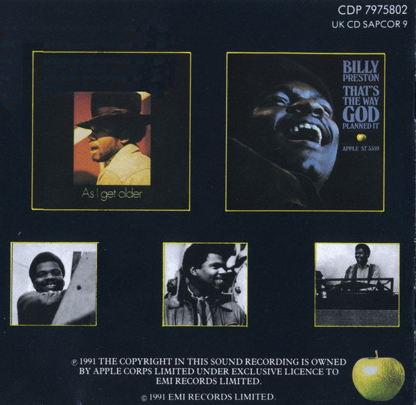 Billy Preston : That's The Way God Planned It (CD, Album, RE, RM)