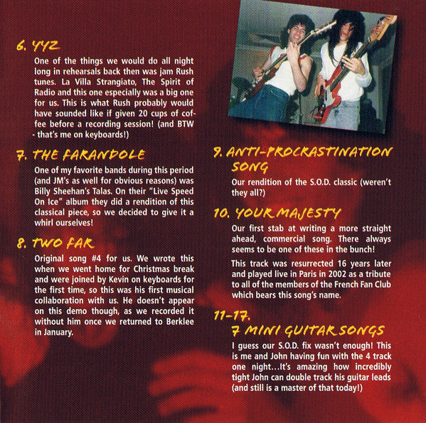 Dream Theater : Official Bootleg: The Majesty Demos 1985-1986 (CD, RE)
