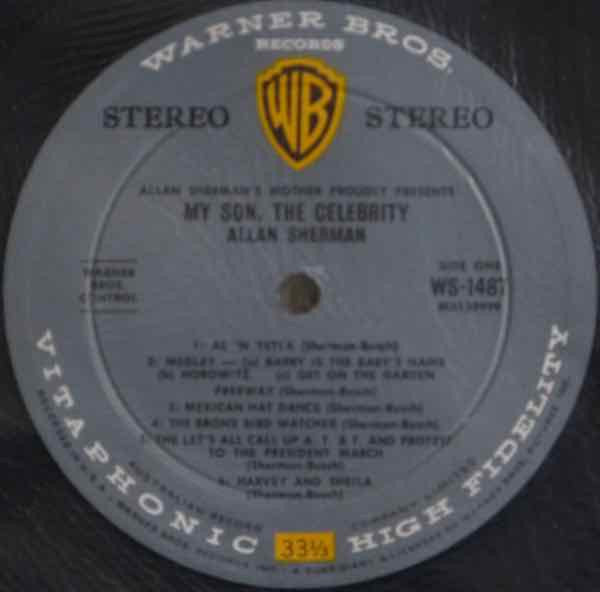 Allan Sherman : My Son, The Celebrity (LP)