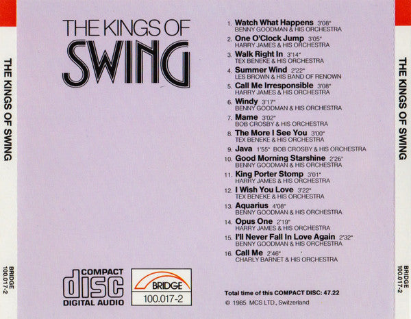 Various : The Kings Of Swing (CD, Comp, RP)