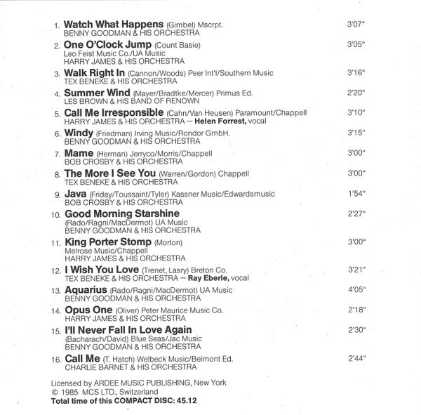 Various : The Kings Of Swing (CD, Comp, RP)