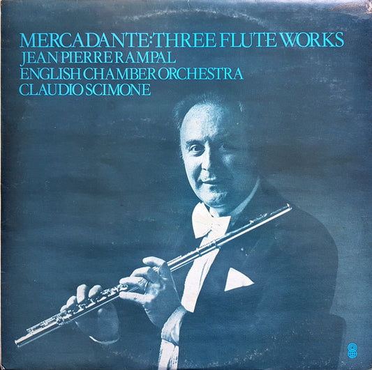 Giuseppe Saverio Mercadante, Jean-Pierre Rampal, English Chamber Orchestra, Claudio Scimone : Three Flute Works (LP, Album, Club)