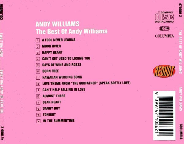 Andy Williams : The Best Of Andy Williams (CD, Comp, RE)