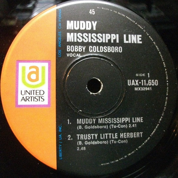 Bobby Goldsboro : Muddy Mississippi Line (7", EP)