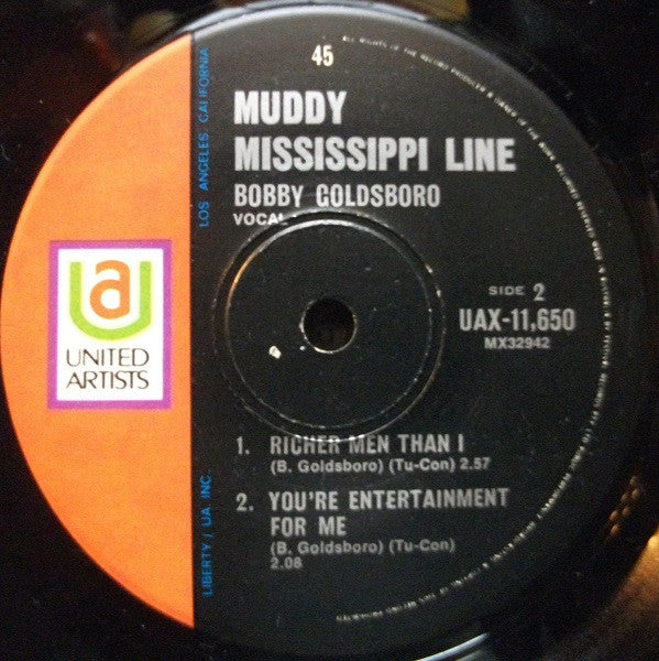 Bobby Goldsboro : Muddy Mississippi Line (7", EP)