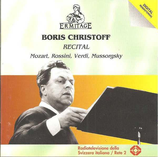 Boris Christoff / Wolfgang Amadeus Mozart / Gioacchino Rossini / Giuseppe Verdi / Modest Mussorgsky : Recital (CD, Album, RM)