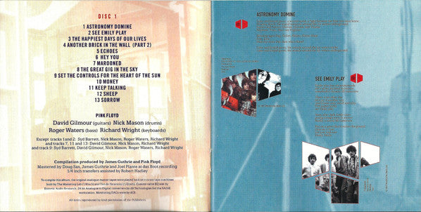 Pink Floyd : Echoes (The Best Of Pink Floyd) (2xCD, Comp, RM, O-c)