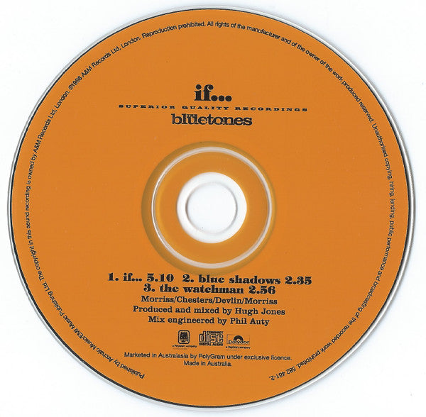 The Bluetones : If... (CD, Single)