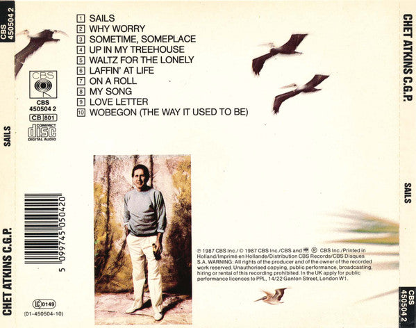 Chet Atkins C.G.P.* : Sails (CD, Album)
