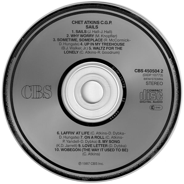Chet Atkins C.G.P.* : Sails (CD, Album)