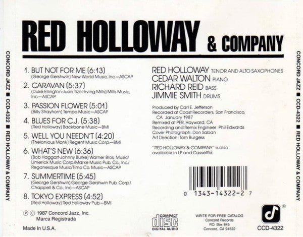 Red Holloway & Company : Red Holloway & Company  (CD, Album)